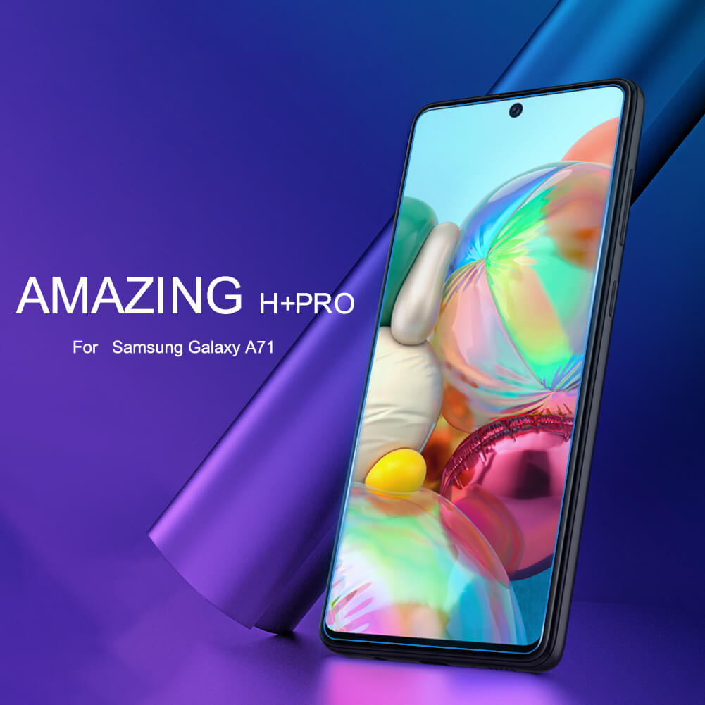 Защитное стекло NILLKIN для Samsung Galaxy A71, Note 10 Lite, Samsung Galaxy A71 5G, Galaxy M51, Galaxy F62, Galaxy M62 (индекс H+ Pro)
